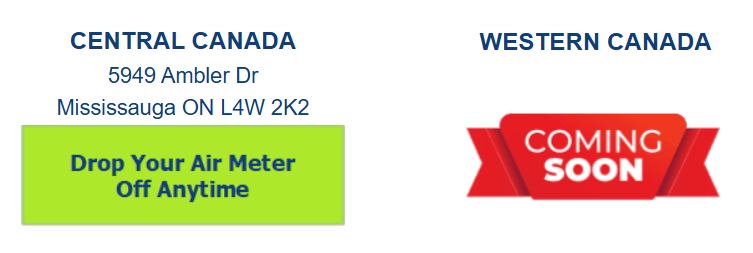 drop you air meter off any time